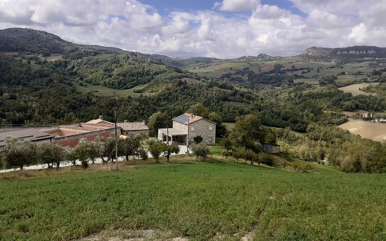 Casa e vallata
